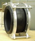 Double Flange  Rubber Expansion Joint With Tie Rods PN10 / 16 / 25